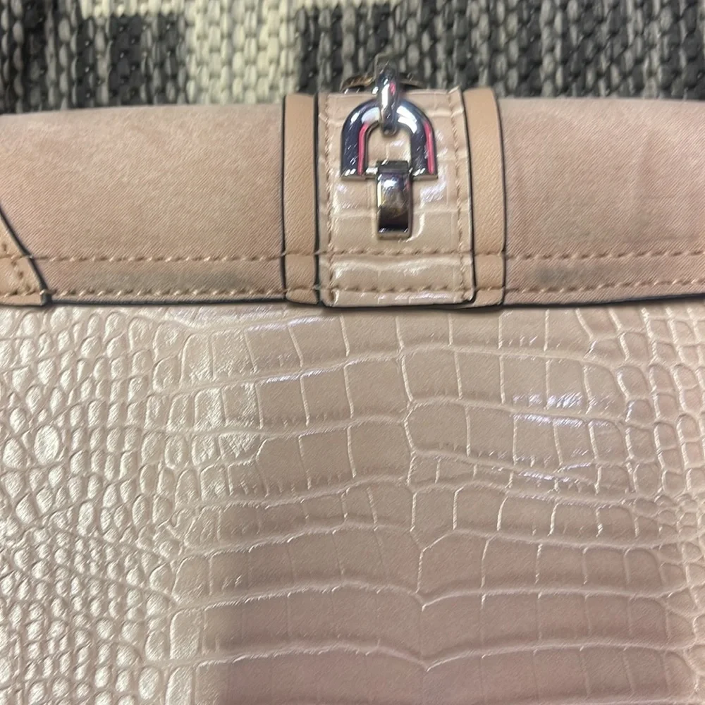 Top Shop Mauve Handbag With Chain Strap - Picture 4 of 6